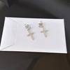 2026 Original Zirkon Kreuz Ohrstecker: Hochwertiges, vielseitiges Mini-Design
