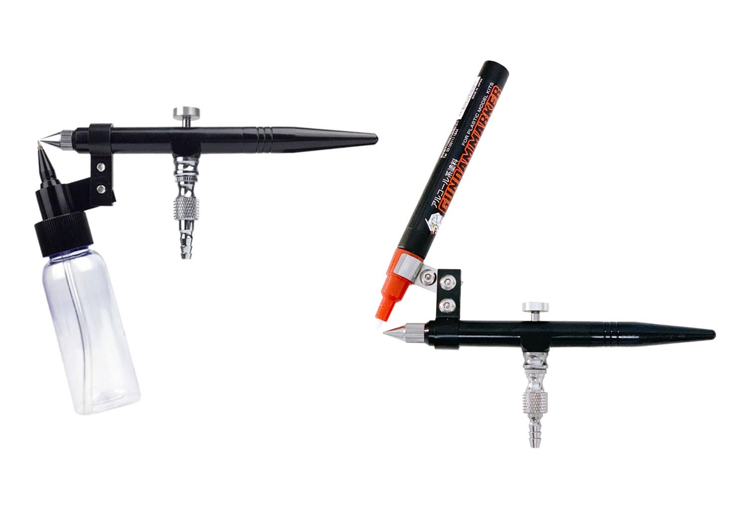 

2-ходовой аэрограф для маркера Gundam, система всасывания, инструмент для покраски, аэрограф и (0,5 мм/50 мл, черный)
