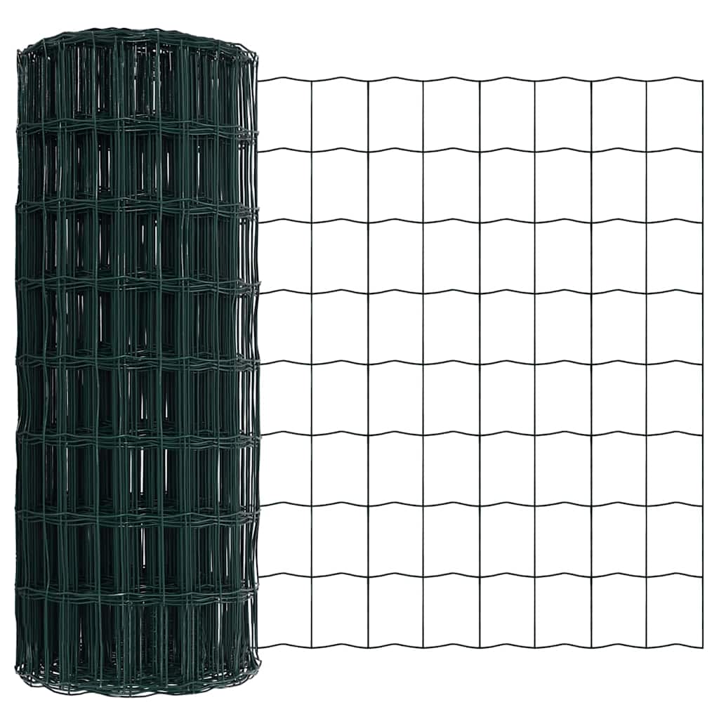 Euro Fence Green 0.6 x 10 m PVC Coated Iron