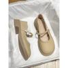 Mary Jane shoes summer new college style single shoes flat sole gentle wind small leather shoes women