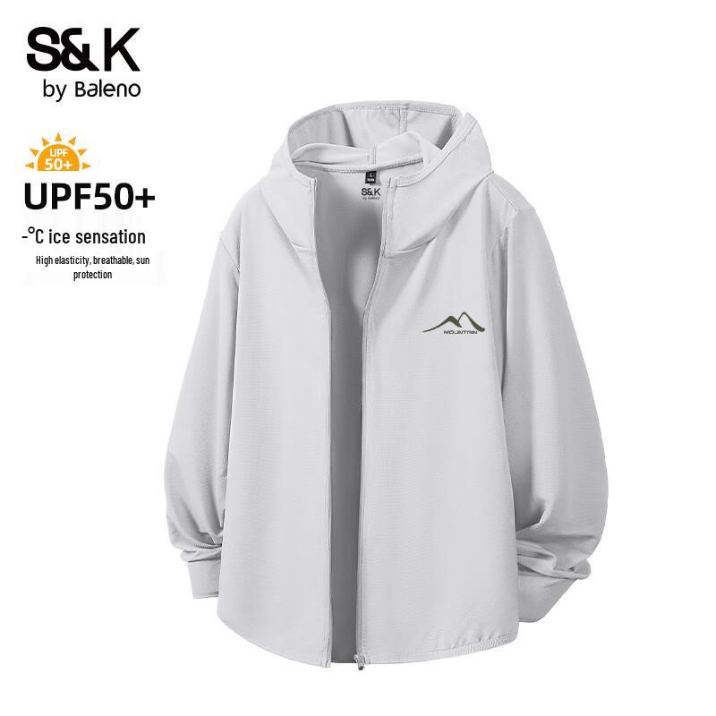 Baleno S&K Series Men s UPF50+ Sun Protection Ice-Feel Hooded Jacket L