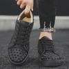 Cross-Border European Men's Rivet Sneakers - Versatile Red Bottom Trend for Spring & Autumn