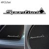 Car Stereo Sticker Sound Emblem Decal Accessories for Alfa Romeo GT Brera Spider Giulietta 147 166 147gt 155 156 159 Mito Giulia
