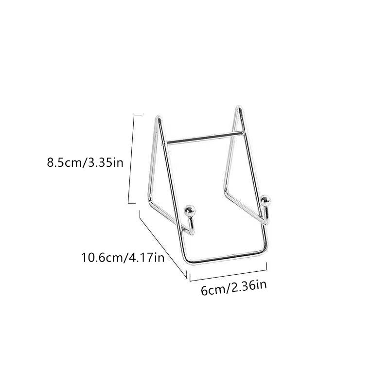 

Portable Metal Flat Support Silver Creative Book Reading Stand Mobile Phone Support Ins Style Desktop Support S