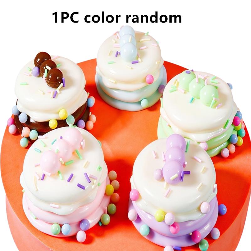 

New Funny Decompression Vent Squeeze Ball Squishy Stress Reliever Fidget Sensory Toy Simulation Fruit Food Shape Gift For Relief