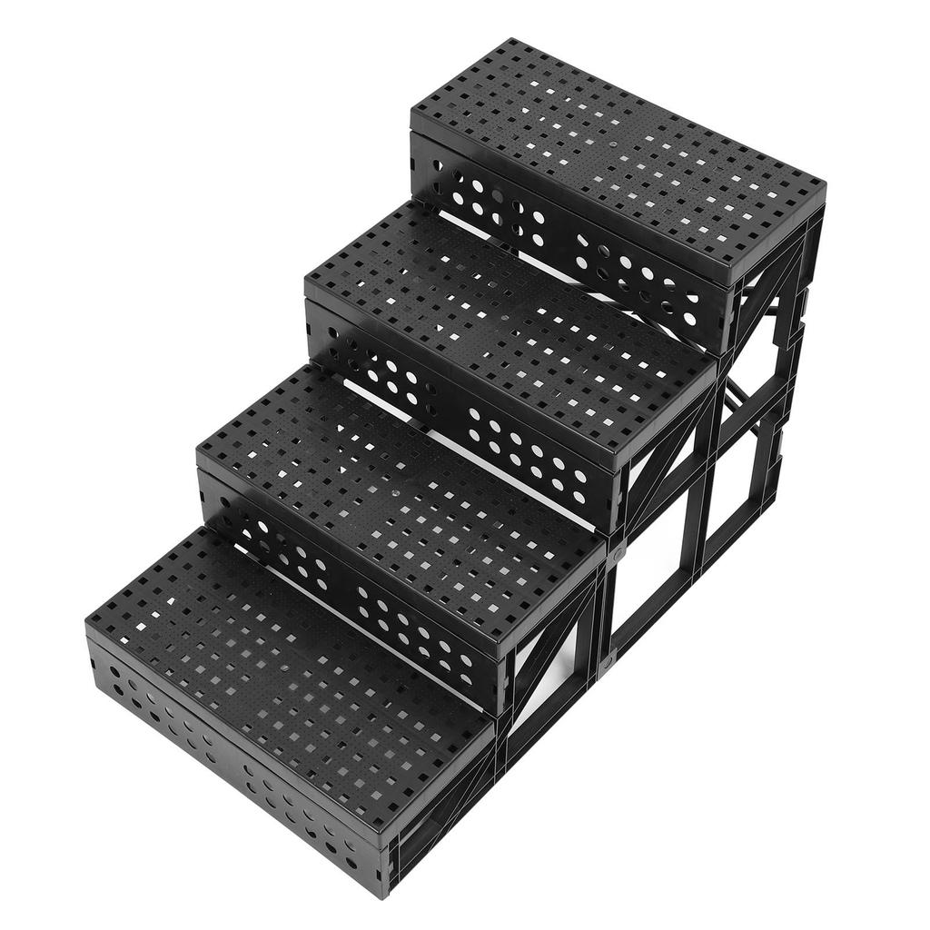 Schody pro psy, protiskluzové schody pro psy, nastavitelná výška, skládací schody pro domácí mazlíčky, pro vysoký pelech a...