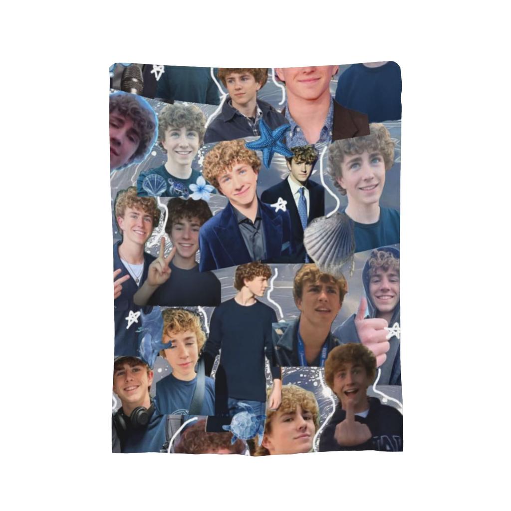 Walker Scobell Hediye Battaniye Erkek Kadın için Rahat Yumuşak Kanepe için Atma Battaniyeleri 50x60 İnç Çoklu Boyut