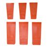 6pcs Chainsaw Wedges Increasing Friction Red Durable Plastic Tree Cutting Supplies for Woodworking