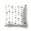 Polyester Pillow Case Automobile Decoration Home Printed Pillow Case Waist Cushion Cover Car Cushion Head Cushion Cover