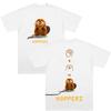 Hoppers Cartoon Print T-shirts Trendy Funny Gift Unisex Clothing Cotton Short Sleeve Anime Fashion Tees