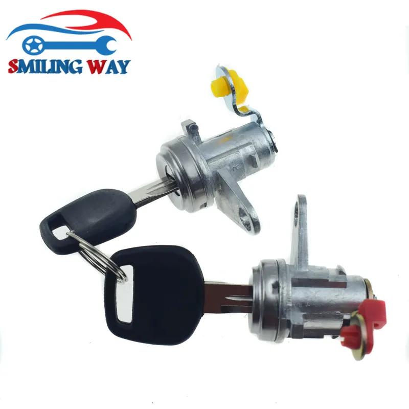 Door Lock Cylinder Keys Set For Toyota Corolla & Geo Prizm 1.8L 1993 1994 1995 1996 1997 69051-12360 69052-12360 69051-12340