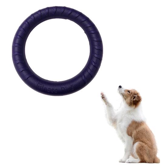 Dog Toy Lightweight Floating Pet Chew Toy Bite-resistant Interactive Dog Training Ring for Outdoor Activity