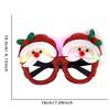 New Cartoon Cute Glowing Christmas Dress Up Glasses Christmas Led Glow Cartoon Glasses Frame Children's Toys Holiday Party Gifts