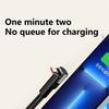 Universal 66W Fast Charge Data Cable 2 in 1 With Type C Connectors And Charging Port For Smartphones And Laptops