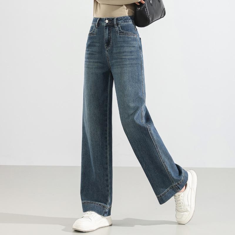 

Women s High-Waist Yellow Wide-Leg Jeans - Spring & Autumn 2025 Collection 30 [125-135 lbs]