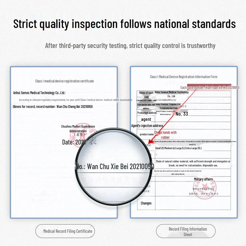 Sempermed LM985 Latex Powder-Free Exam Gloves – Oral, Dental, Beauty Use