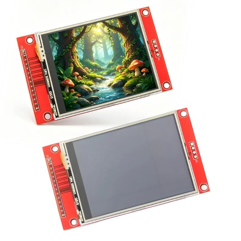 Small 2.4 Inch TFT Screen with SPI Interfaces Low Power Consumption Lcd Upgrades Ideal for Portable Devices & Projects