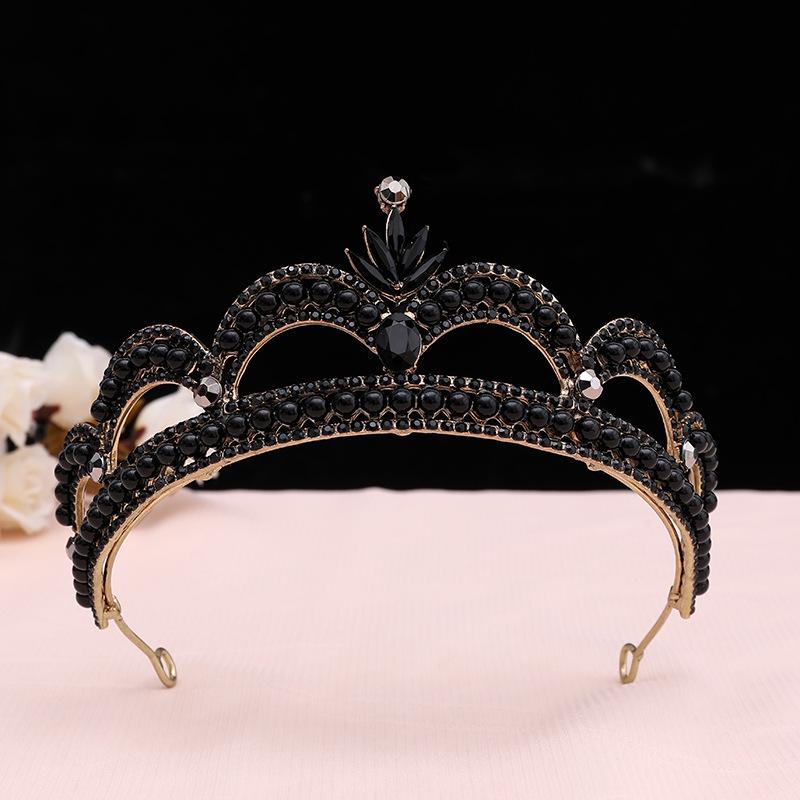 Children's Crystal Tiara Headband: Princess Crown Hair Accessory for Girls' Birthdays and Performances