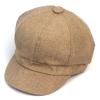 Universal Chemistry Hard Linen Beige Newsboy Cap