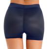 Women's High Elasticity Low Rise Short Pants Underwear Nightwear Mini Shorts See Through Tight Package Shorts