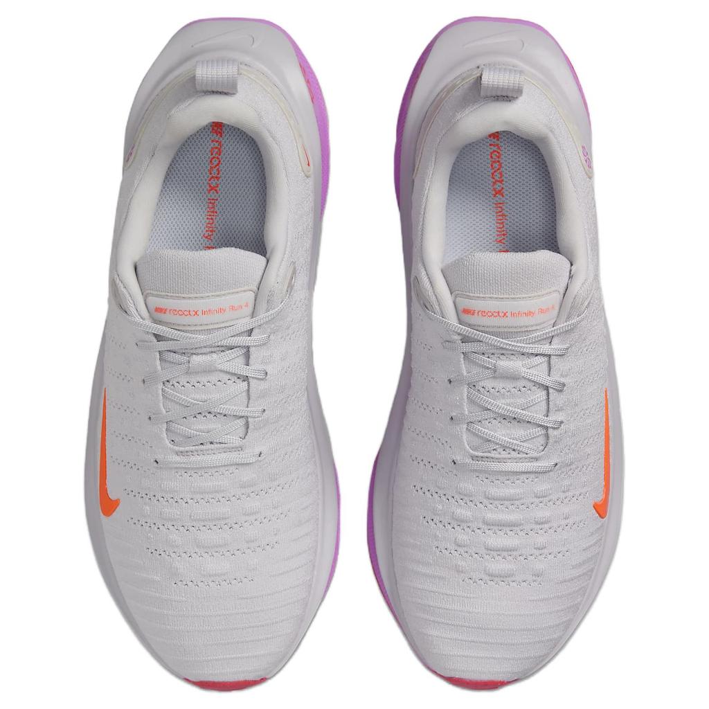Nike React Infinity Run 4 Vast Grey Hyper Violet Bright Crimson Men Sneakers DR2665-011