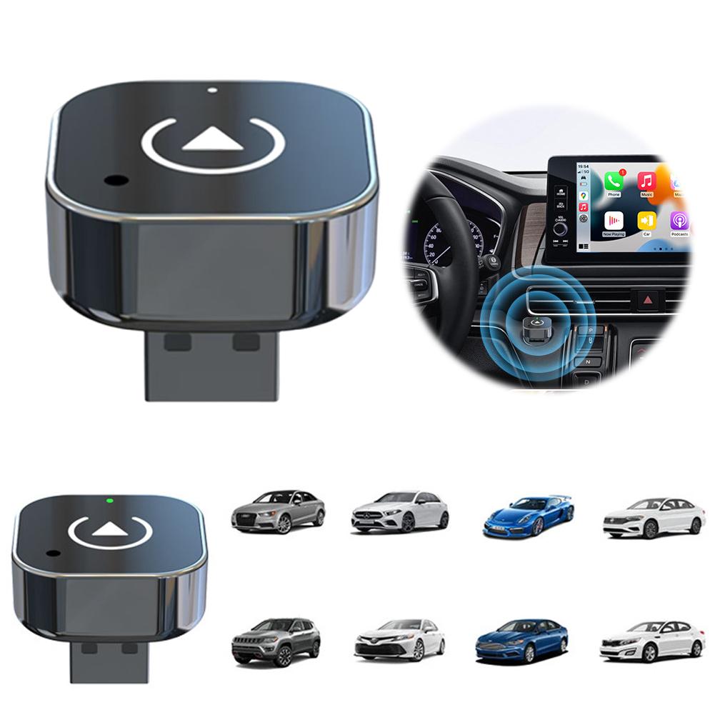 2in1 Wireless CarPlay Android Auto Adapter Smart USB Dongle WiFI BT Auto Connect AI Box Plug Play for Factory Wired CarPlay Cars