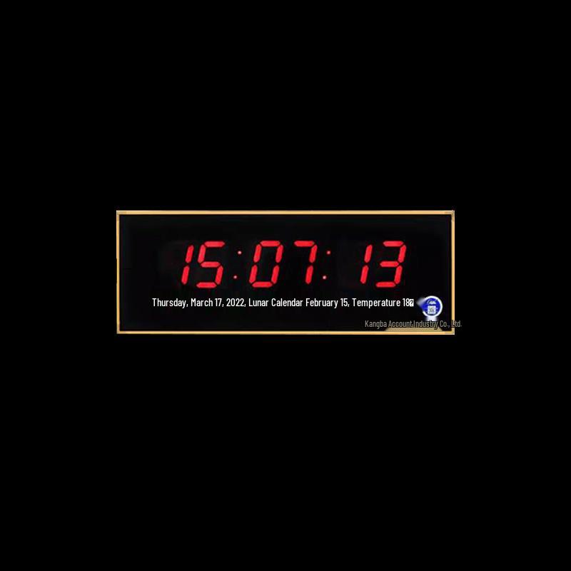Lantuankangbasi Aluminum Alloy WiFi Perpetual Calendar Electronic Clock