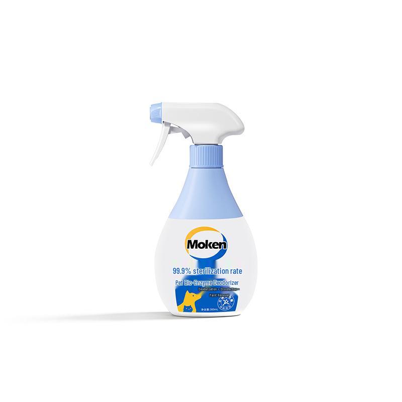 Спрей-уничтожитель запаха и микробов Mo Ken Enzyme для собак и кошек