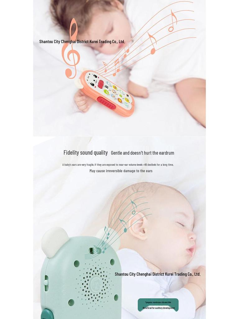 Cross-border Little Chick & Bear Music Phone Toy for Infant Early Learning