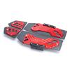 Motorcycle Footrest Footpads Foot Pegs Pedals Plate Pads Parts Accessories Fit For HONDA ADV350 ADV-350 ADV 350   (Blue)