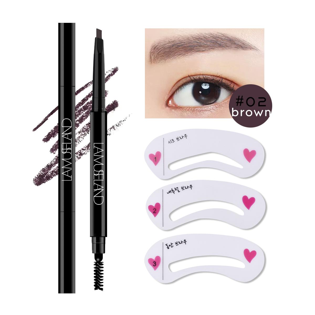 

LAMUSELAND 5 цветов долговечный водостойкий двуглавый карандаш для бровей