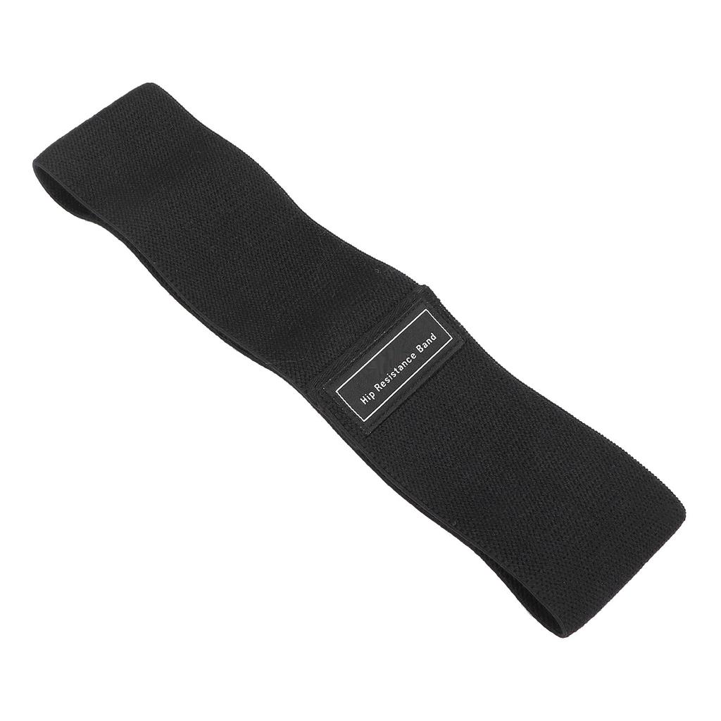 Exercise Resistance Band NonSlip Fitness Elastic Stretching Workout Band Pull Strap Belt(Black )