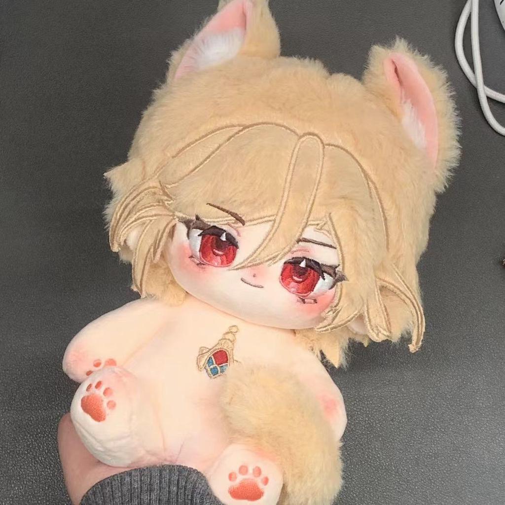 New Stuffed 20Cm Genshin Impact Kaveh Plush Doll Cosplay Dress Up Clothes Cotton Doll Toy Cute Figure Birthday New Year Gifts