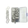 80-360pcs 304 Stainless Steel Flat Washer Cross-border Box Gasket M2-M122026