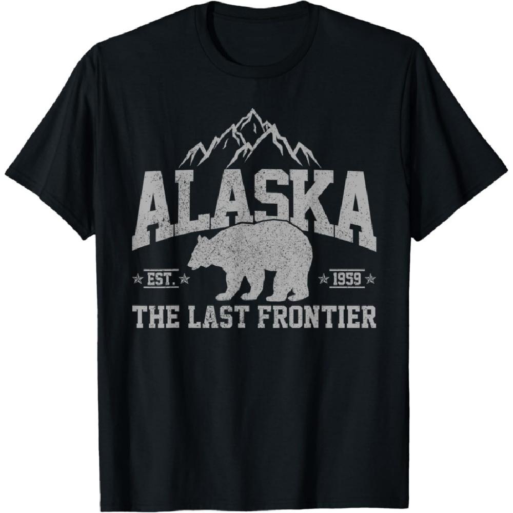 

Alaska Grizzly Bear Nature Outdoor Souvenir Gift T-Shirt S