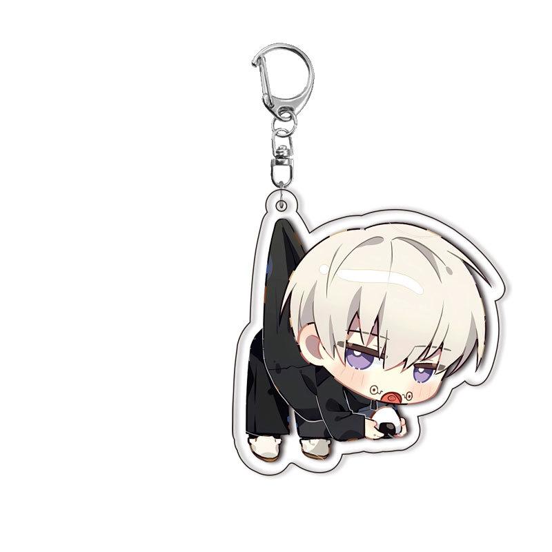 Anime Jujutsu Kaisen Acrylic Keychain Cute Cartoon Figures Pendant Souvenir Gifts For Fans Otaku Collection Toys For Boys Girls