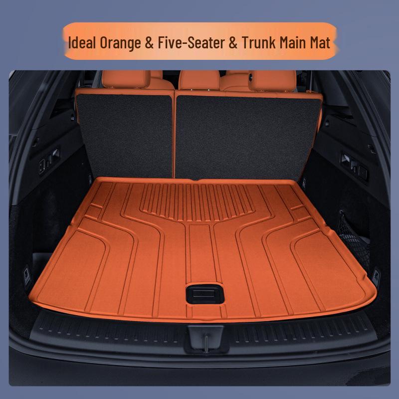 Custom Fit L6 L7 Double Layer TPE Trunk & Floor Mats - Original Car Color