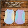 Thin Breathable Color-Block Dog Summer Vest, Cooling Anti-Heat Pet Clothes for Small to Medium Dogs, Ideal for Daily Indoor and Outdoor Wear