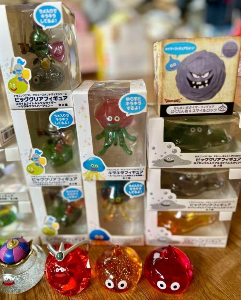 [USED] Dragon Quest Big Clear Figure Dragon Quest Figure Slime