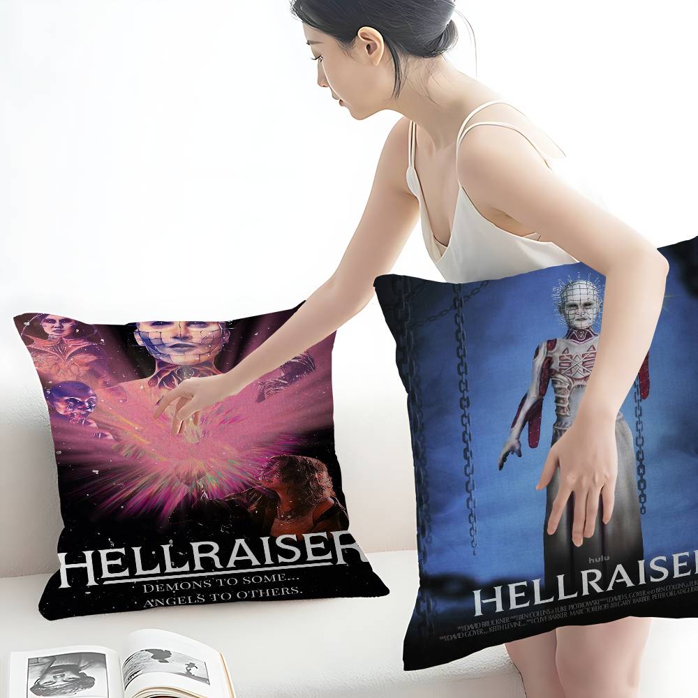 Classic H-Hellraiser Movie Cushion Cover Decorative Pillow Sofa Home Decor Case Pillow Cases