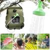 Outdoor Portable Shower Bag 20L Solar Heated Camping Shower Bag Removable Bath Water Storage Bag