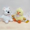 Cute Dundu Series Scarf Duck Plush Toys West Highland Dog Companionship and Comfort Doll Children's Toys