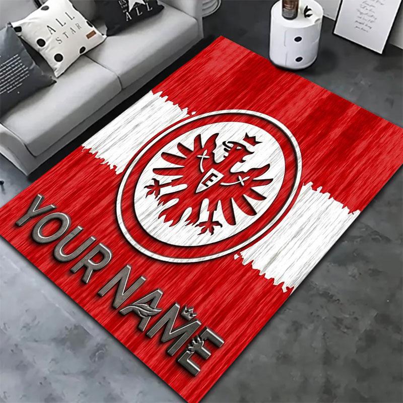 Eintracht Frankfurt Custom Name Carpet Rug for Living Room Bedroom Home Sofa Decoration,Kids play Non-slip Floor Mat