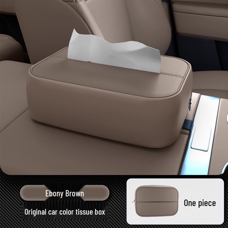 Compatible with Qiyuan A07 2025 Car Tissue Box Seat Hanging Console Tissue Holder Interior Decor