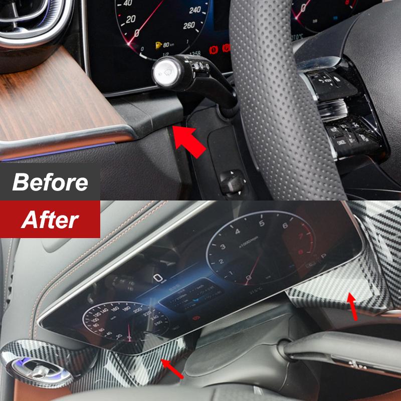 

Car Dashboard Instrument Decoration Trim Stickers For Mercedes Benz GLC X254 GLC260 GLC300 2023 Car Styling Accessories