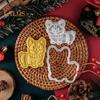 Weihnachts-Ausstechform, 3D-Mini-Cartoon-Tierform, Fondant-Keksstempel zum Backen, Kuchendekorieren, Corgi-Kätzchen, Hund, Katze, Weihnachtsthema, Feiertage