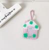 Clover Card Cover, One Inch Student Id Photo Decoration Pendant Key Chain Photo Frame Protection Card Cover