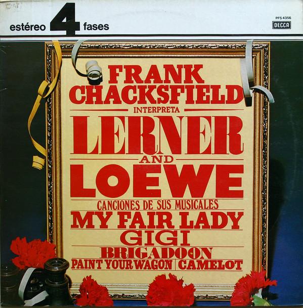 

LP Пластинка ФРЭНК ЧАКСФИЛД Фрэнк Чаксфилд Исполняет Лернера PFS4356 DECCA 1978 Испания Поп Б/У