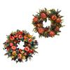 Peonies and Pumpkins Florals Wreath Hanging Decoration For Season And Multiple Celebration