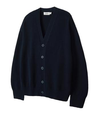 Costume O’Clock [Renewal Ver.] Soft Basic V-Neck Cardigan Navy Cooscd001Navy